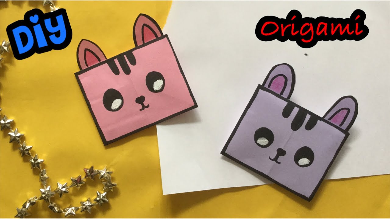 JAK ZROBIĆ KOPERTĘ ★ CO MOŻNA ZROBIĆ Z PAPIERU ★ RZECZY Z PAPIERU KOT ★ ORIGAMI łatwe