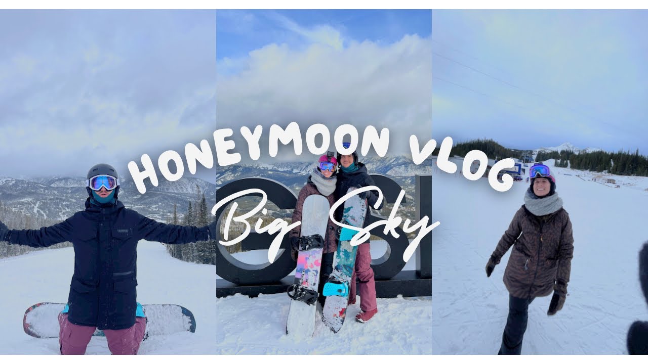 HONEYMOON VLOG!! Skiing edition :)