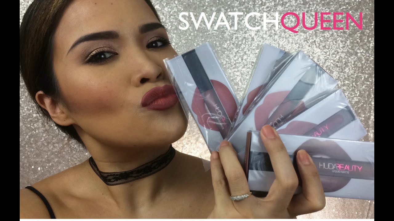 HUDABEAUTY LIQUID MATTE by SWATCH QUEEN