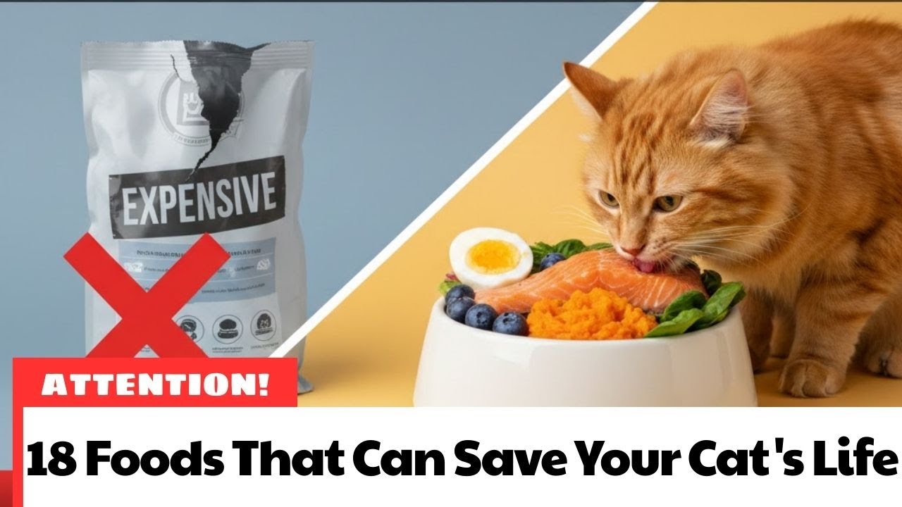 Better Than Premium Kibble: 18 Human Foods to Boost Your Cat's Health Naturally