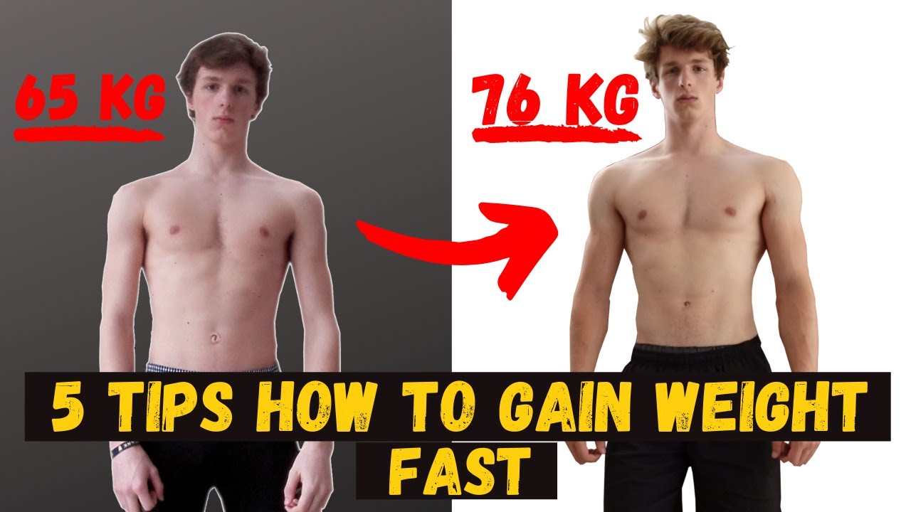 How To Gain Weight FAST for SKINNY GUYS! (5 TIPS!)