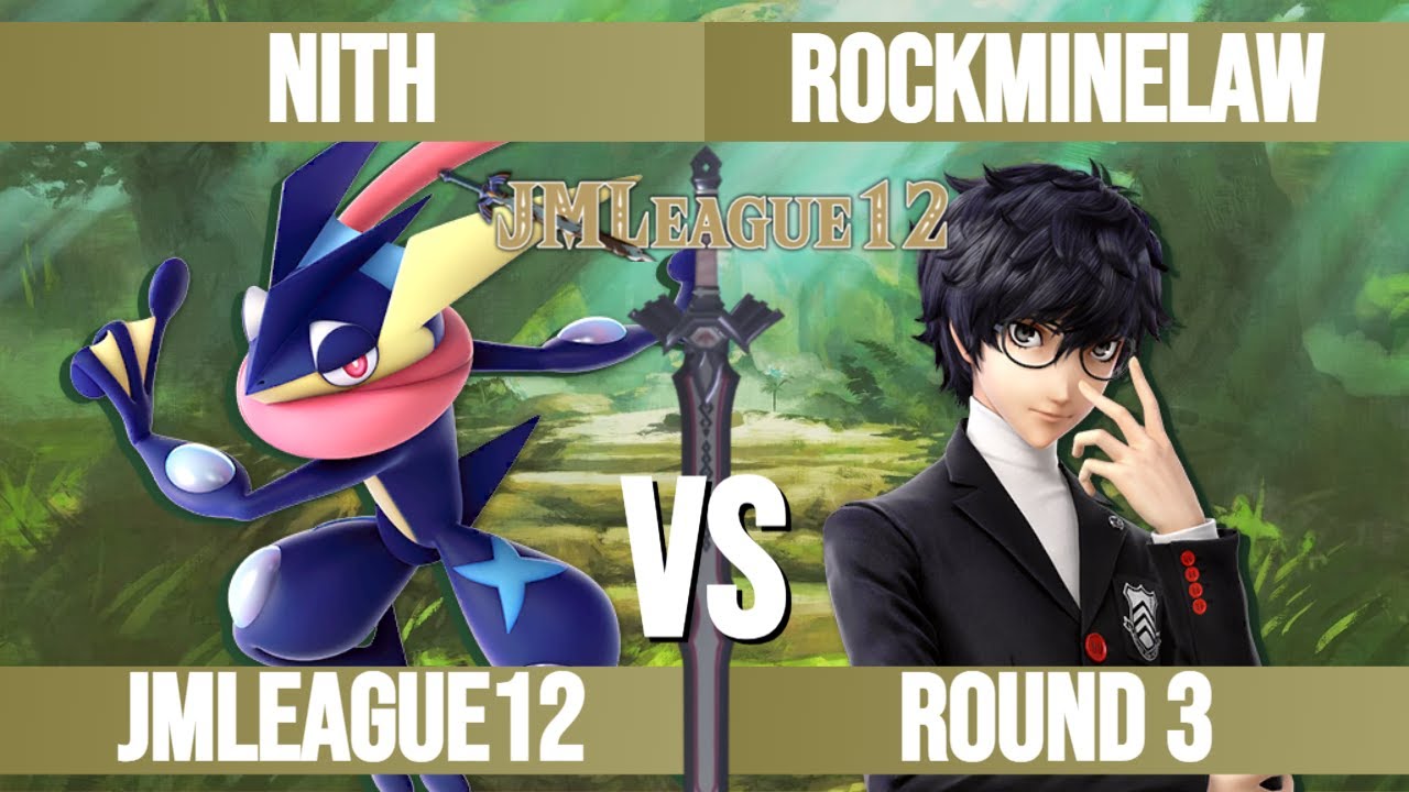 Nith (Greninja, Duck Hunt Duo) vs rockminelaw (Joker, Pyra/Mythra) - JMLeague12 Round 3