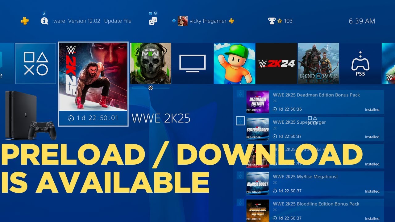 WWE 2K25 PS4 Download Guide: How to Install