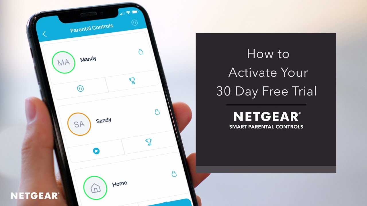 NETGEAR How To | Start Your Smart Parental Controls Trial | (Orbi RBK850)