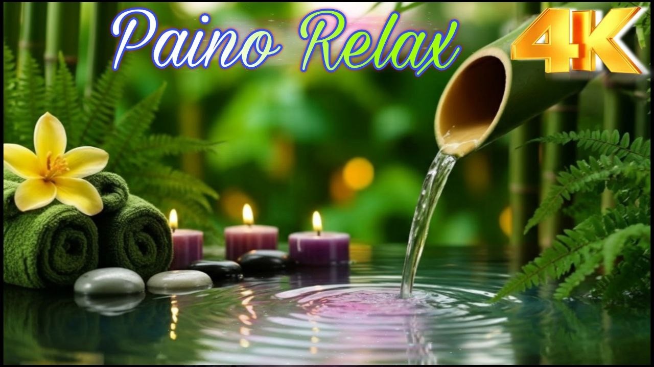 Soothing Spa Piano with Gentle Water 🌿 Relaxing Meditation Music for Stress Relief & Deep Peace
