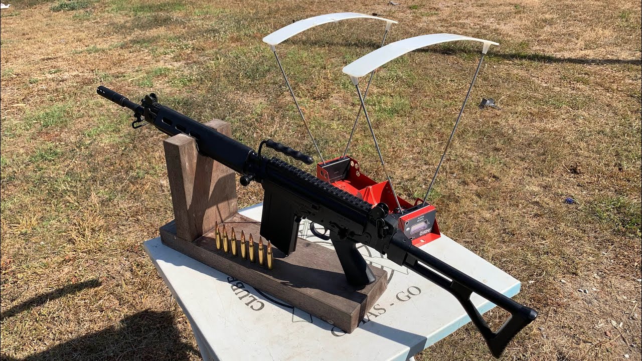 Cronógrafo calibre 7,62X51mm (Fuzil Imbel Parafal ``17 Polegadas´´)