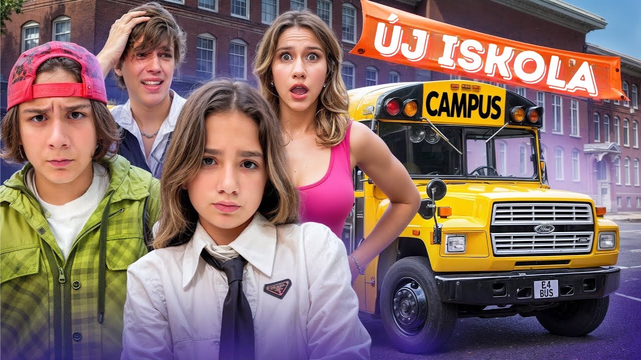 TINÉDZSEREK EGY ÚJ ISKOLÁBAN 😃 Kamil és Amina megdöbbennek | KiKiDo Campus Hungarian