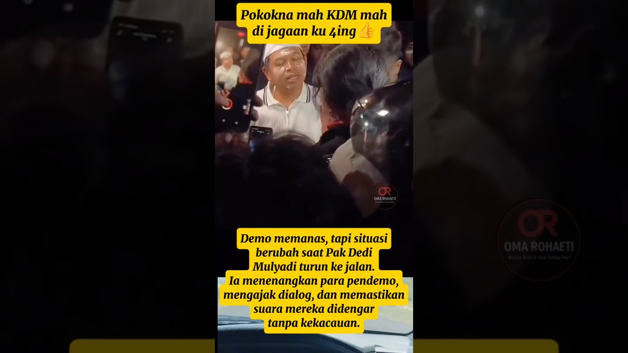 Pak Dedi Mulyadi Hadir, Kerumunan Warga dan Berangsur Tenang #kdm #trending #viral