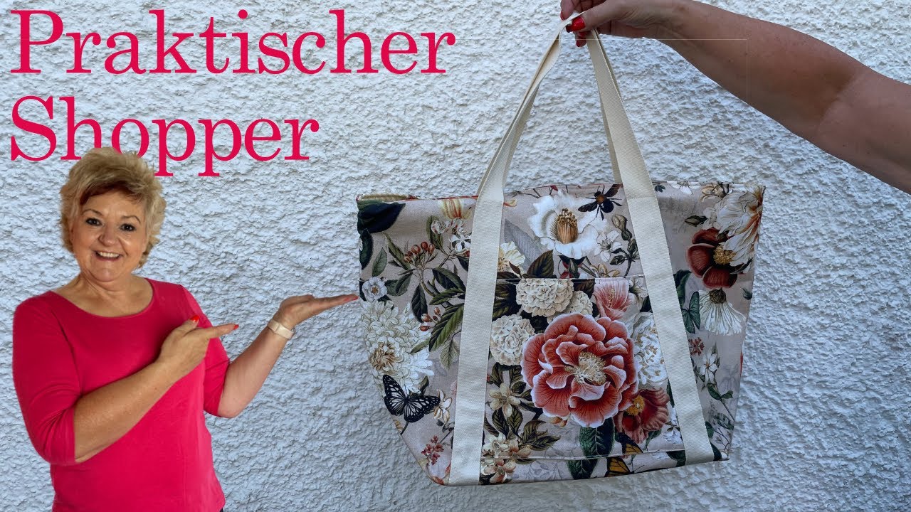 DIY Tasche mit Fächern und Reißverschluss. Für Anfänger!