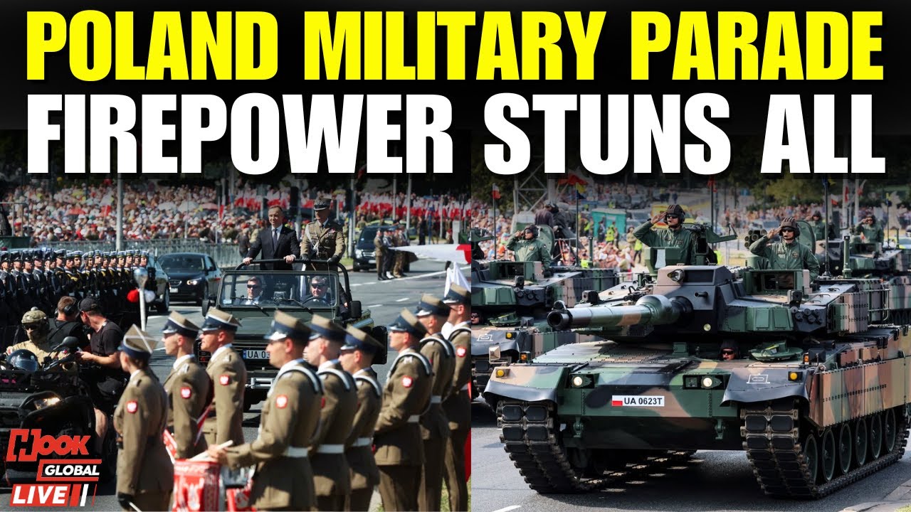 Poland LIVE: Military Parade Shows Troops, Tanks, Aircraft & Ships in Massive NATO Firepower Display