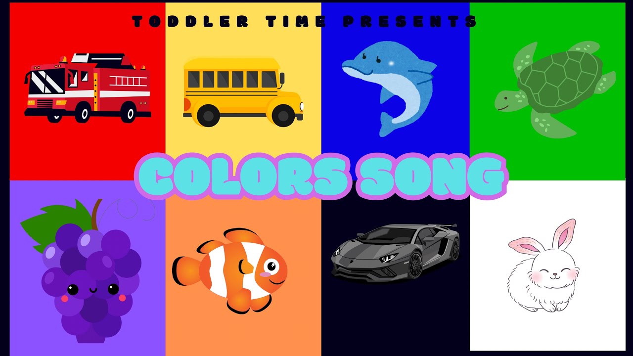 🎨 Meet the Colors Song | Toddler Time Channel 🌈✨