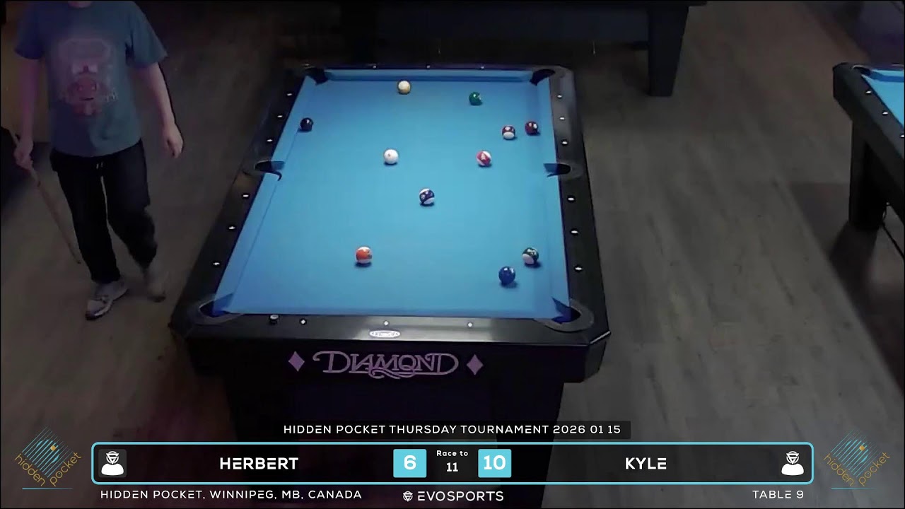 HERBERT vs KYLE - HIDDEN POCKET - TABLE 9 | EvoSports