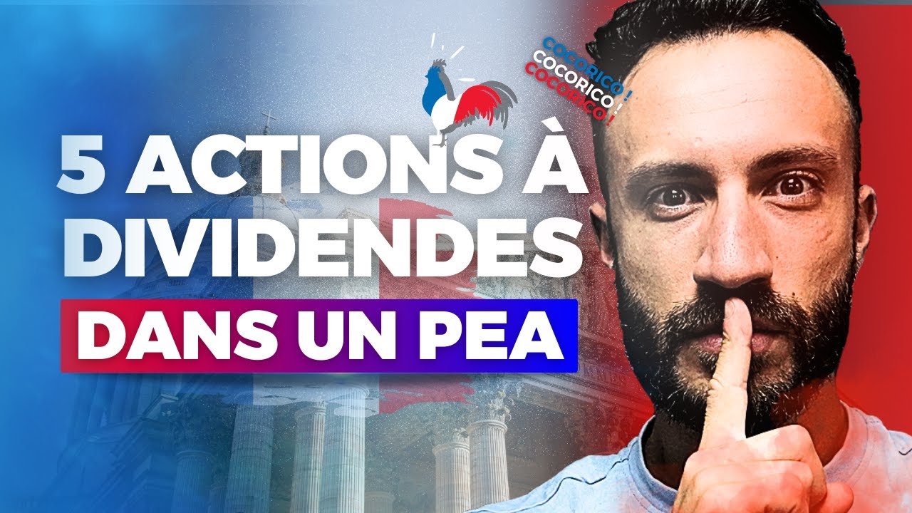 5 Actions &agrave; Dividendes que j'int&egrave;grerai dans un PEA