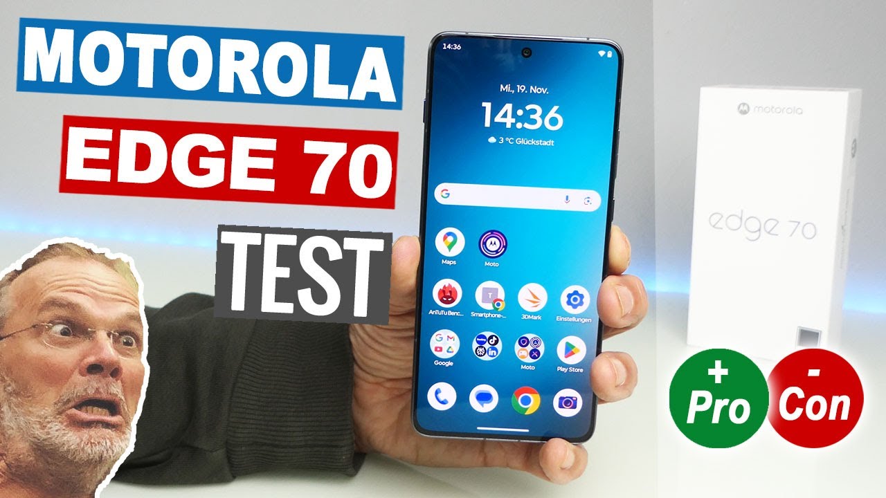 Motorola edge 70 | Test (deutsch) des megadünnen Oberklassen-Handys