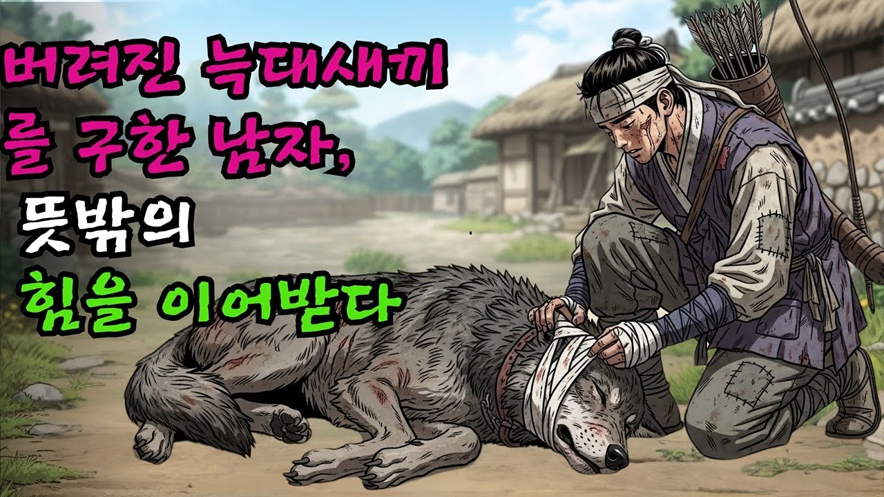 버려진 늑대새끼를 구한 남자, 뜻밖의 힘을 이어받다 #야담#민담#전설#설화