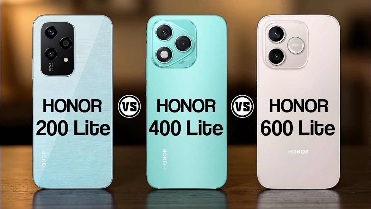 Honor 200 Lite Vs Honor 400 Lite Vs Honor 600 Lite 