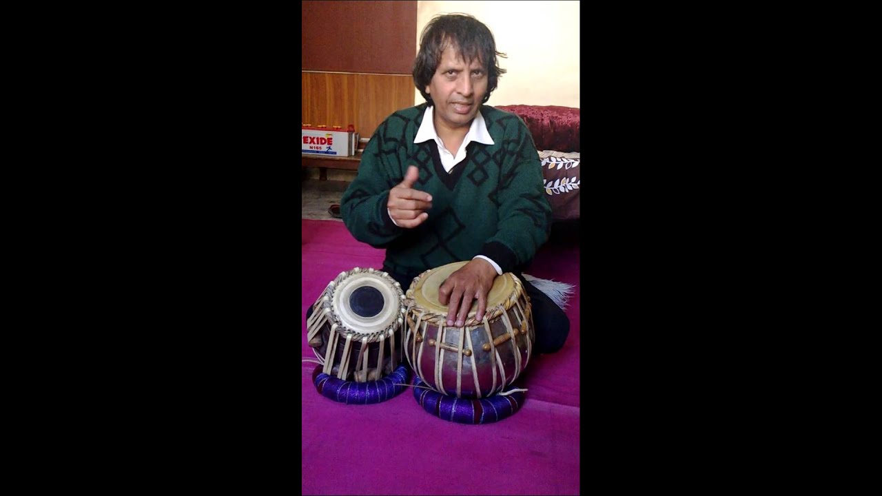 Dadra taal teaching by Jari, Shabir Hussain tabla player pride of performance award by pakistan