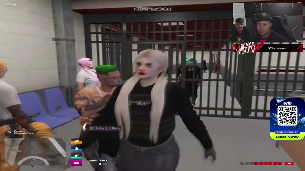 LOCKING RENDEU O POLICIAL NA DP!!! *clipes antigos*