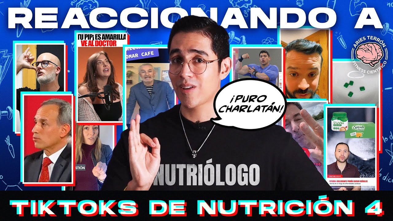 NUTRIÓLOGO reacciona a TIKTOKS VIRALES de NUTRICIÓN 🤡 | Ep 4