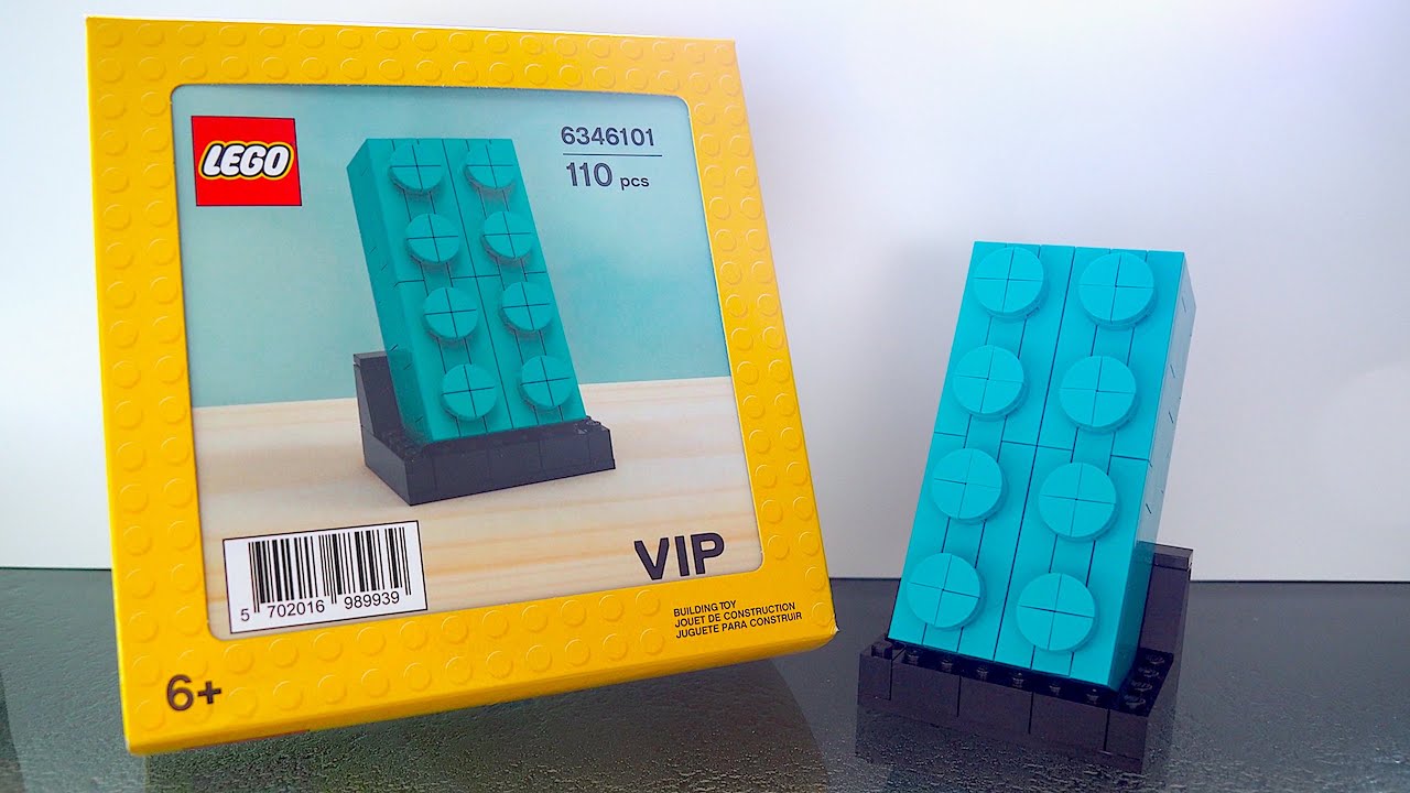 LEGO Exclusive Buildable Teal 2x4 Brick Review
