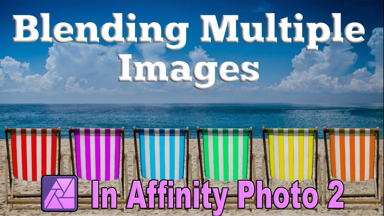 Blending multiple images and changing colors in Affinity Photo 2