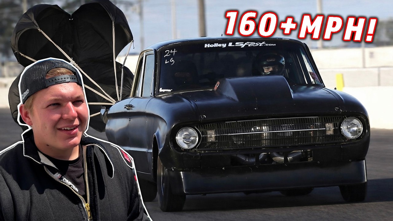 My First 1/4 Mile Passes in the Falcon! (Summernats USA)
