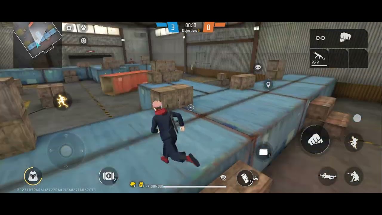 Free fire gaming 😎 🔥 Lone wolf Booyah 🤘🔥 watch till end for Booyah 🔥