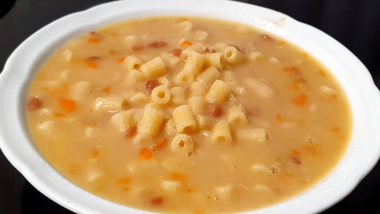 PASTA E FAGIOLI CREMOSA  RICETTA BIMBY TM6