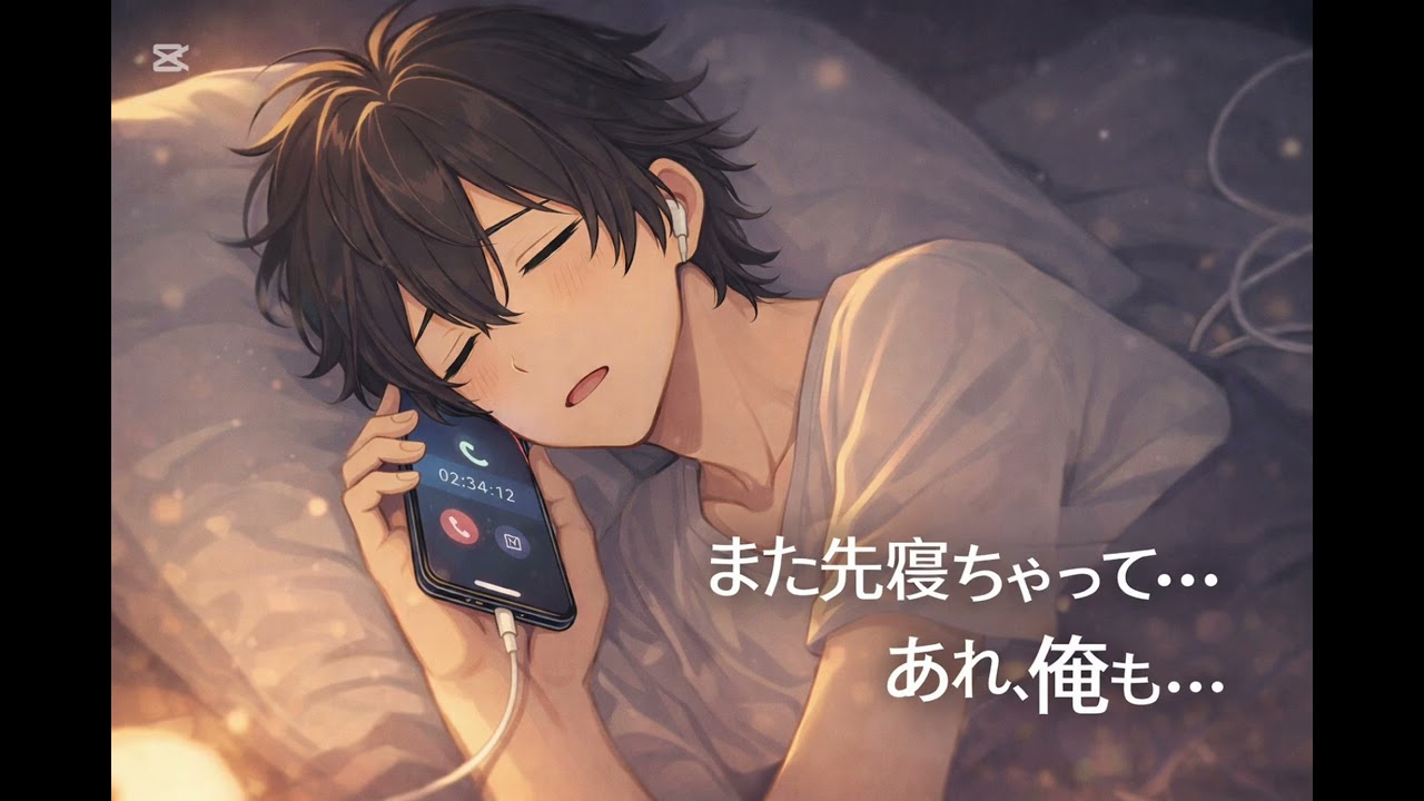 【女性向けシチュボ】毎日通話してる君と寝落ち通話｜気づいたら朝まで繋がってた