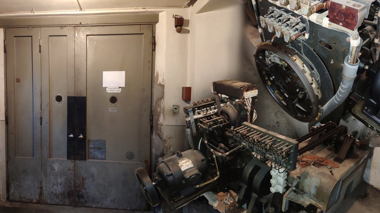 EPIC 1940s SCHINDLER CHAIN Freight Lift in Thurgau, Switzerland