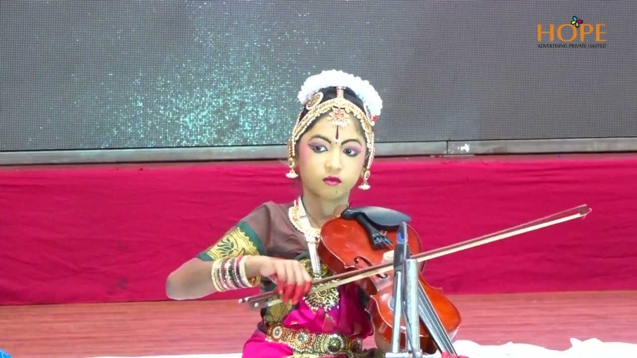 Nottuswaras on Violin by students of Saraswathi Sangeetha Nritya Sikshanalayam @HOPEADTV