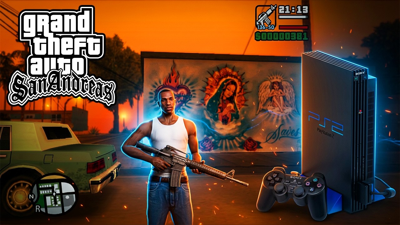 🔴 MOJE PIERWSZE PRZEJŚCIE GTA SAN ANDREAS NA PLAYSTATION 2
