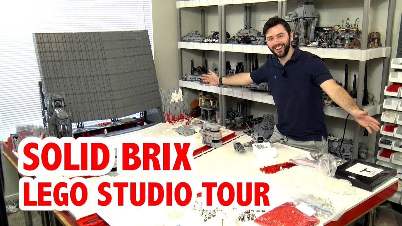 Solid Brix Studios (David Hall) LEGO Room Tour