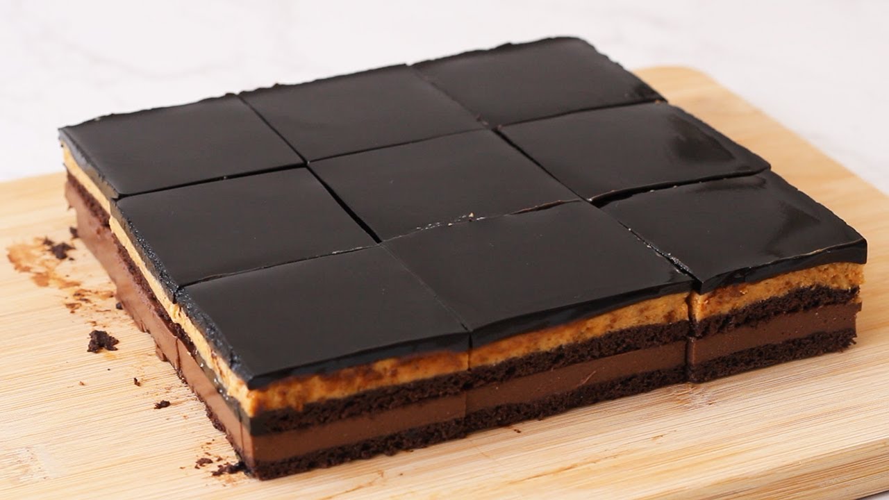Hazelnut Praline Chocolate Mousse Cake | Sophia