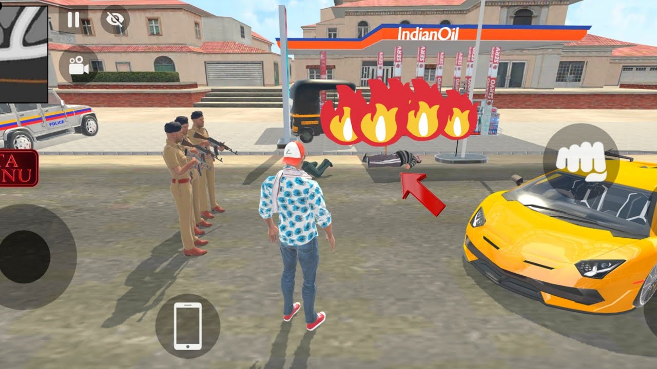 Franklin’s Petrol Pump on Fire 😱🔥 Watch Before It’s Too Late