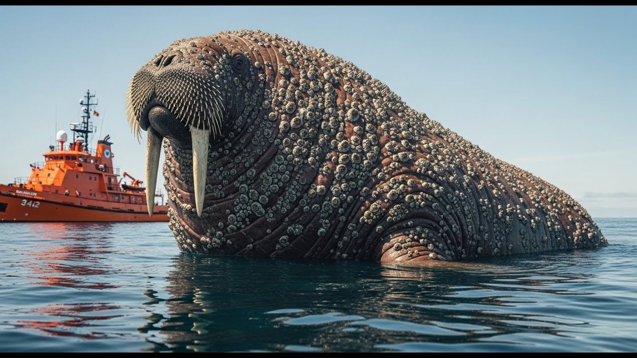Giant Walrus Rescue Mission | High-Intensity Marine Life Saving Operation on Open River