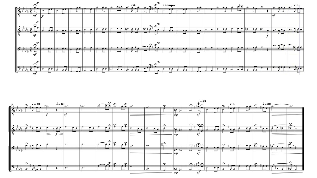 Ebb Tide (Arranged for Brass Choir)