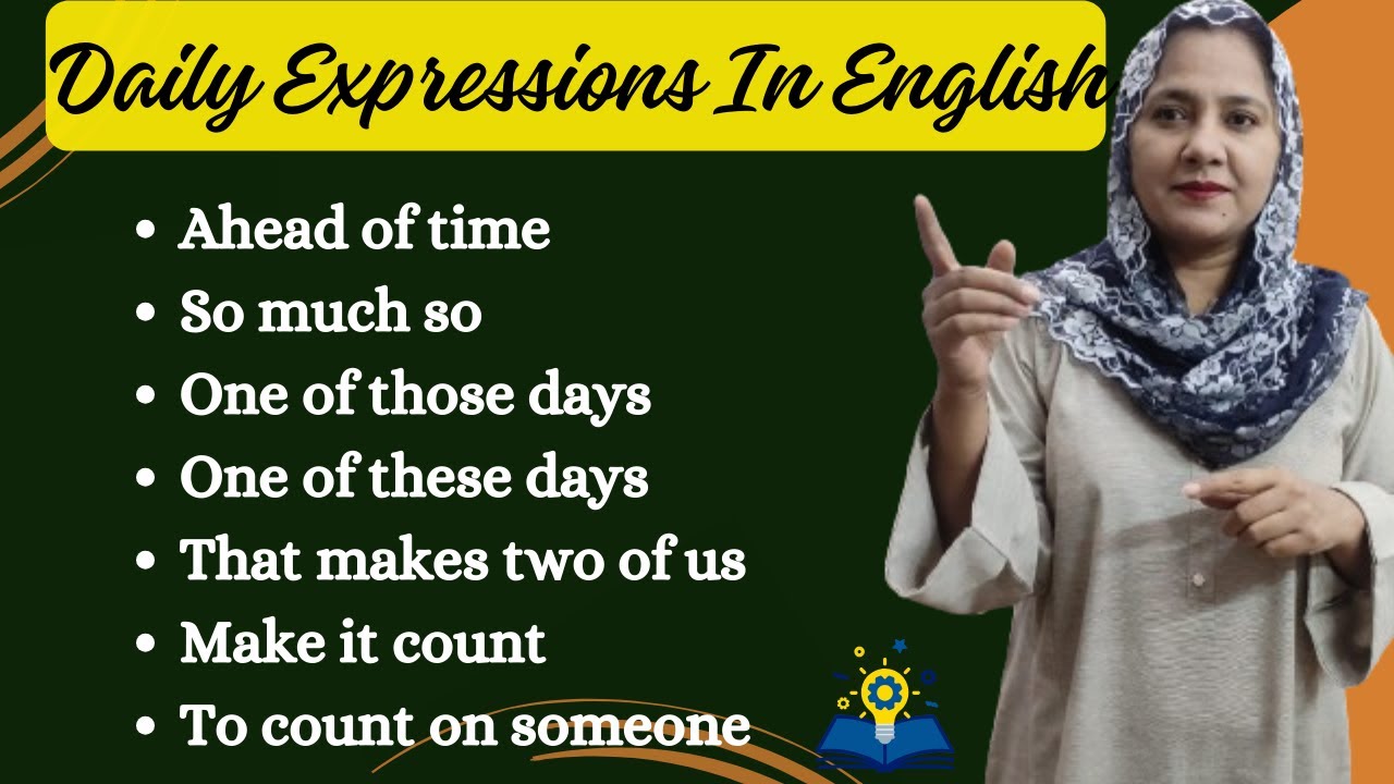 Daily Expressions in English - Spoken English Lesson