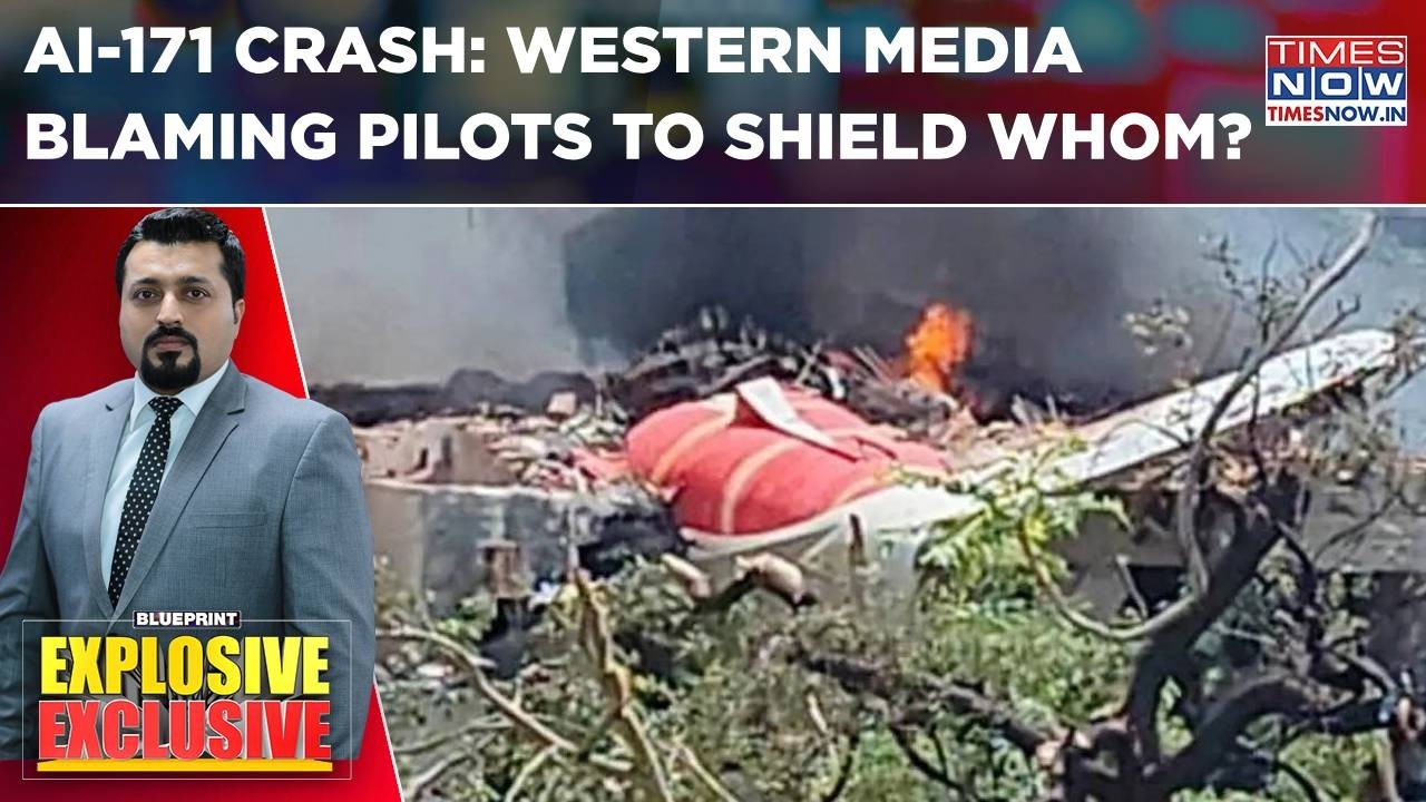 AI-171 Crash: Western Media Says Crash 'Intentional' Amid AAIB Probe; Blaming Pilots To Shield Whom?