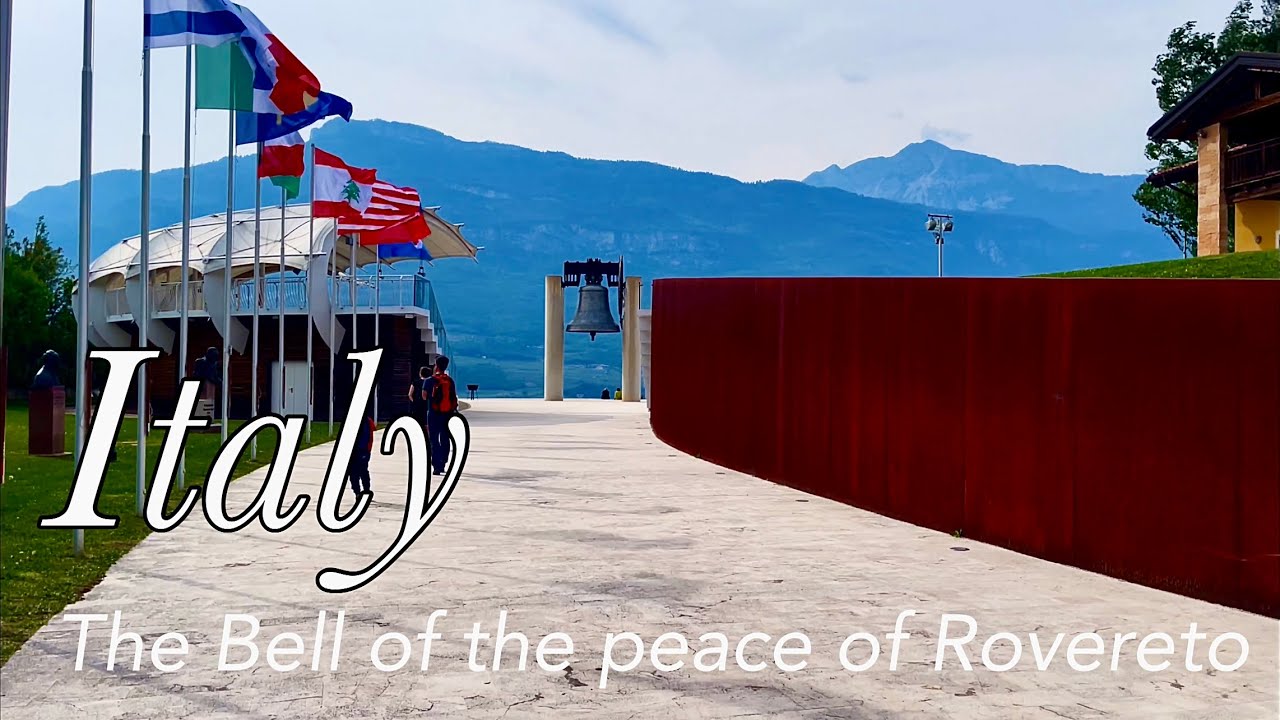 Italy 🇮🇹 | The bell of the peace of Rovereto Italy | The Bell of the Fallen | 4K walking tour