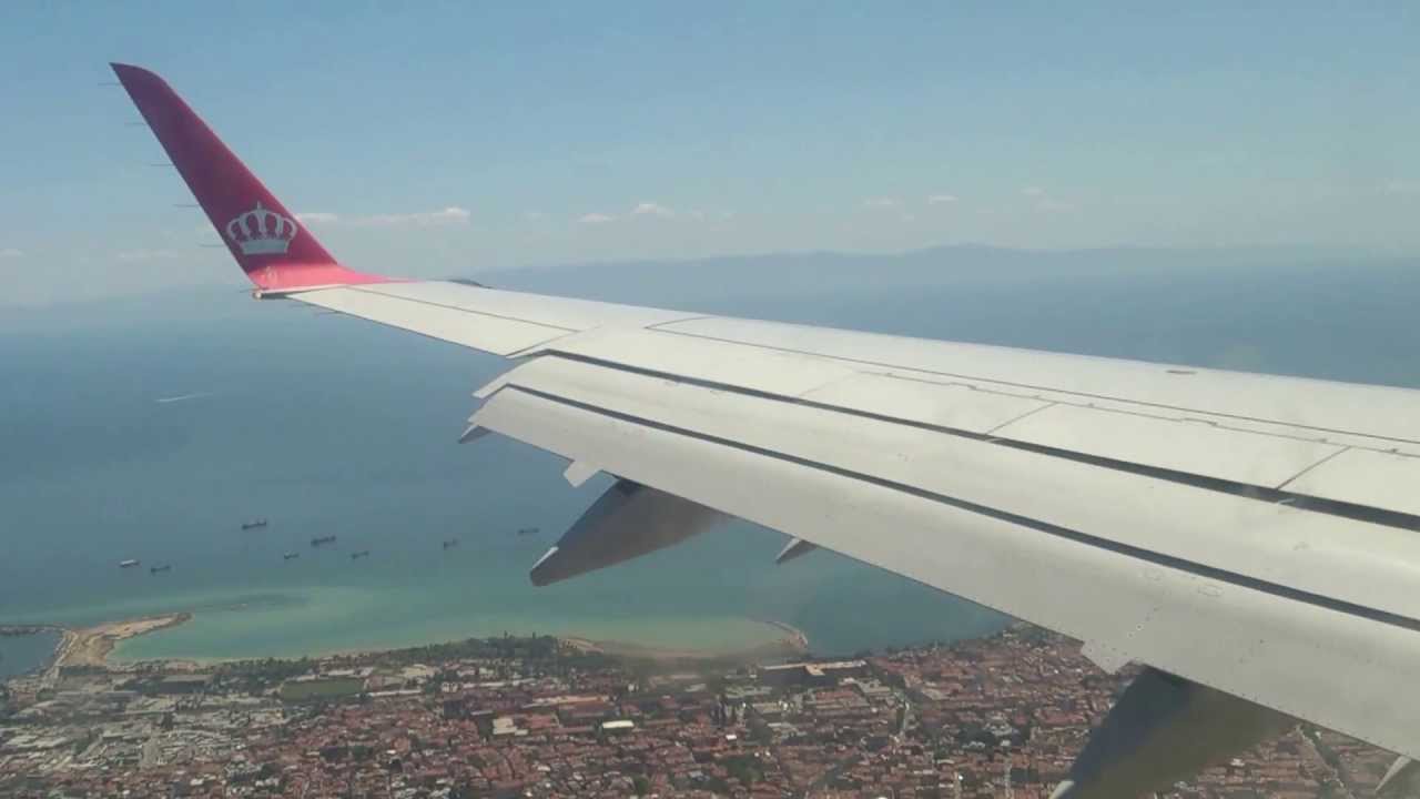 Royal Jordanian Embraer 175 Landing at Istanbul Ataturk 25MAY 2013