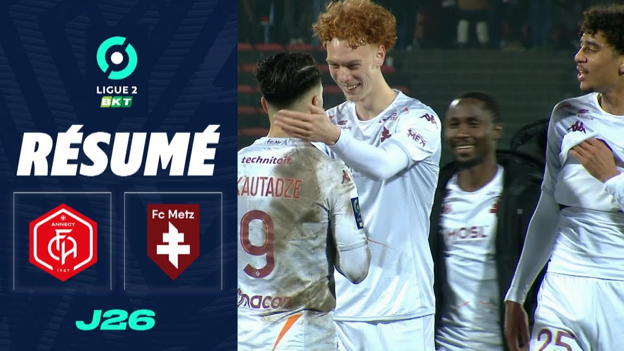 FC ANNECY - FC METZ (0 - 3) - Résumé - (FCA - FCM) / 2022-2023