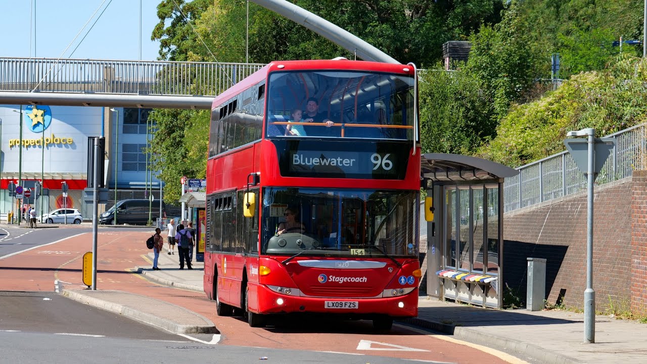 Colourful bus variety in Dartford on 11th August 2022
