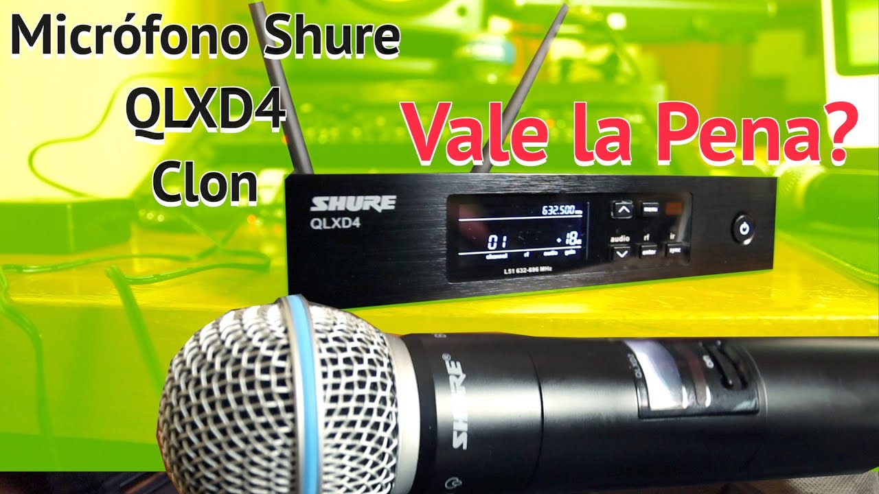 Micrófono Inalámbrico QLXD4 CLON | ¿VALE LA PENA? | Hugo Zerecero