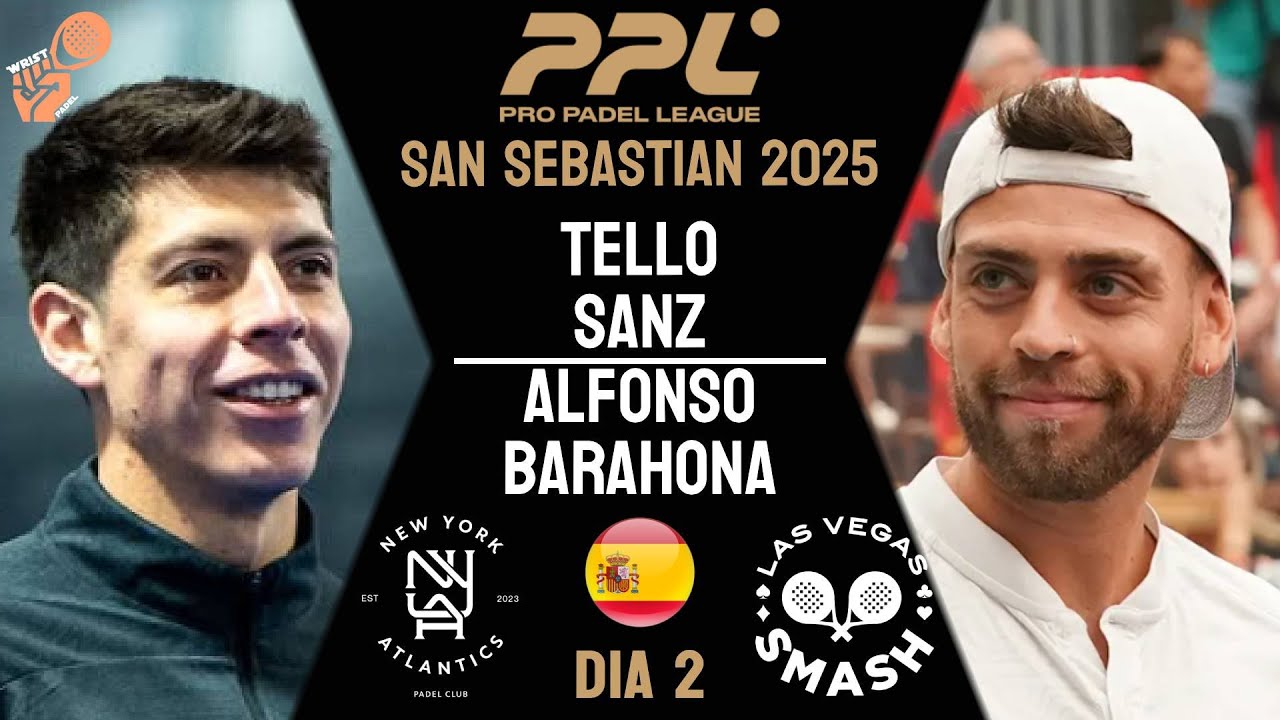 GATO + DJ 🐈🎧| TELLO & SANZ & ALFONSO & BARAHONA | PRO PADEL LEAGUE SAN SEBASTIAN | DIA 2| HIGHLIGHTS