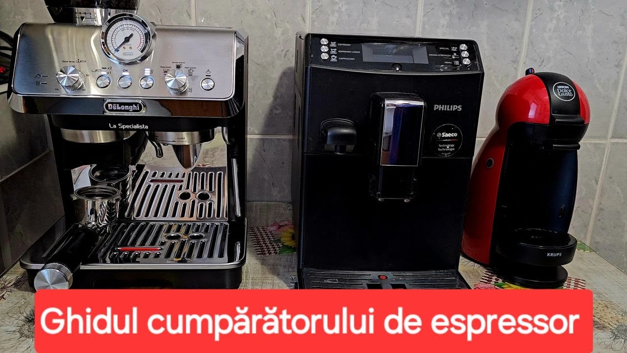 Ghidul cumparatorului de espressor de cafea: cu capsule, manual sau automat?