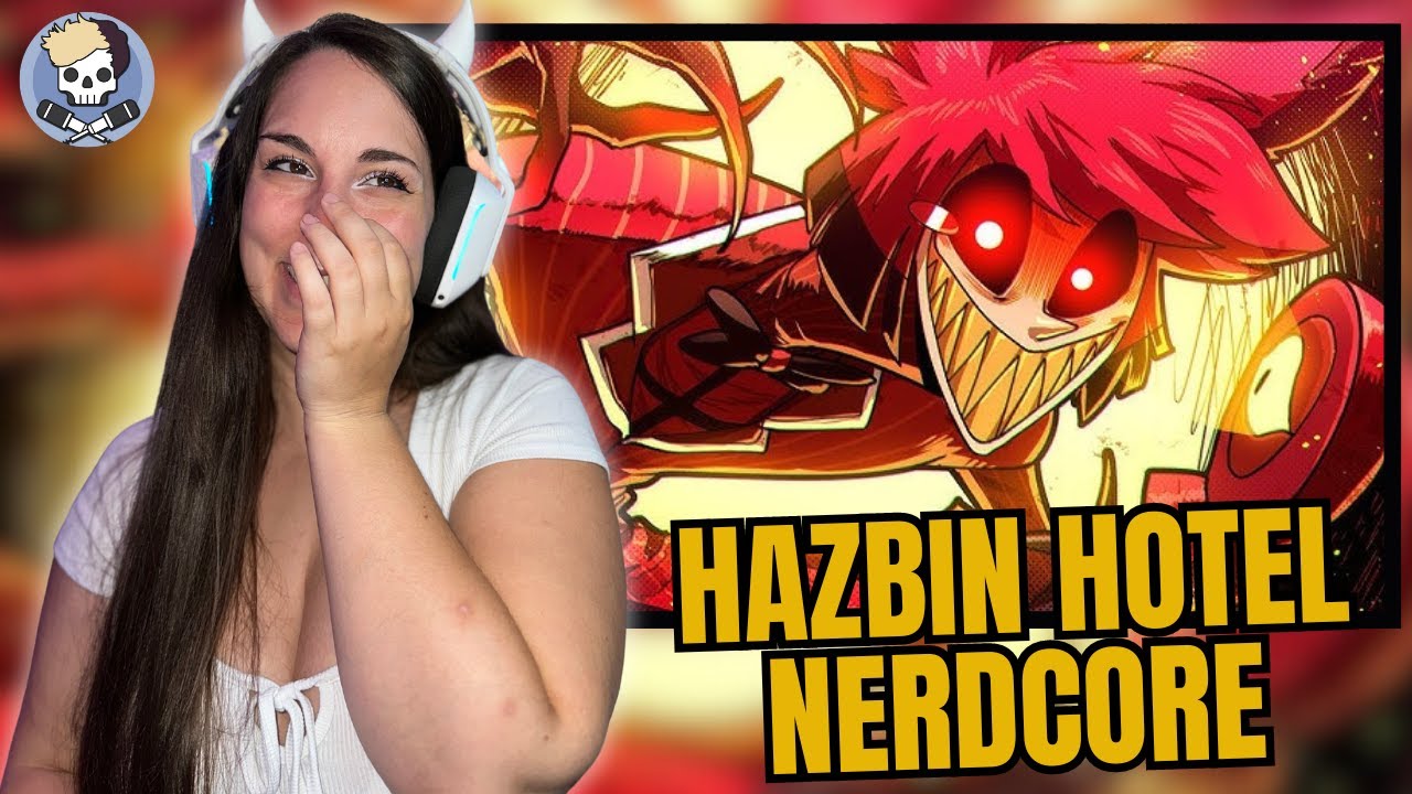 HAZBIN HOTEL NERDCORE! | REACTION | ALASTOR RAP | 