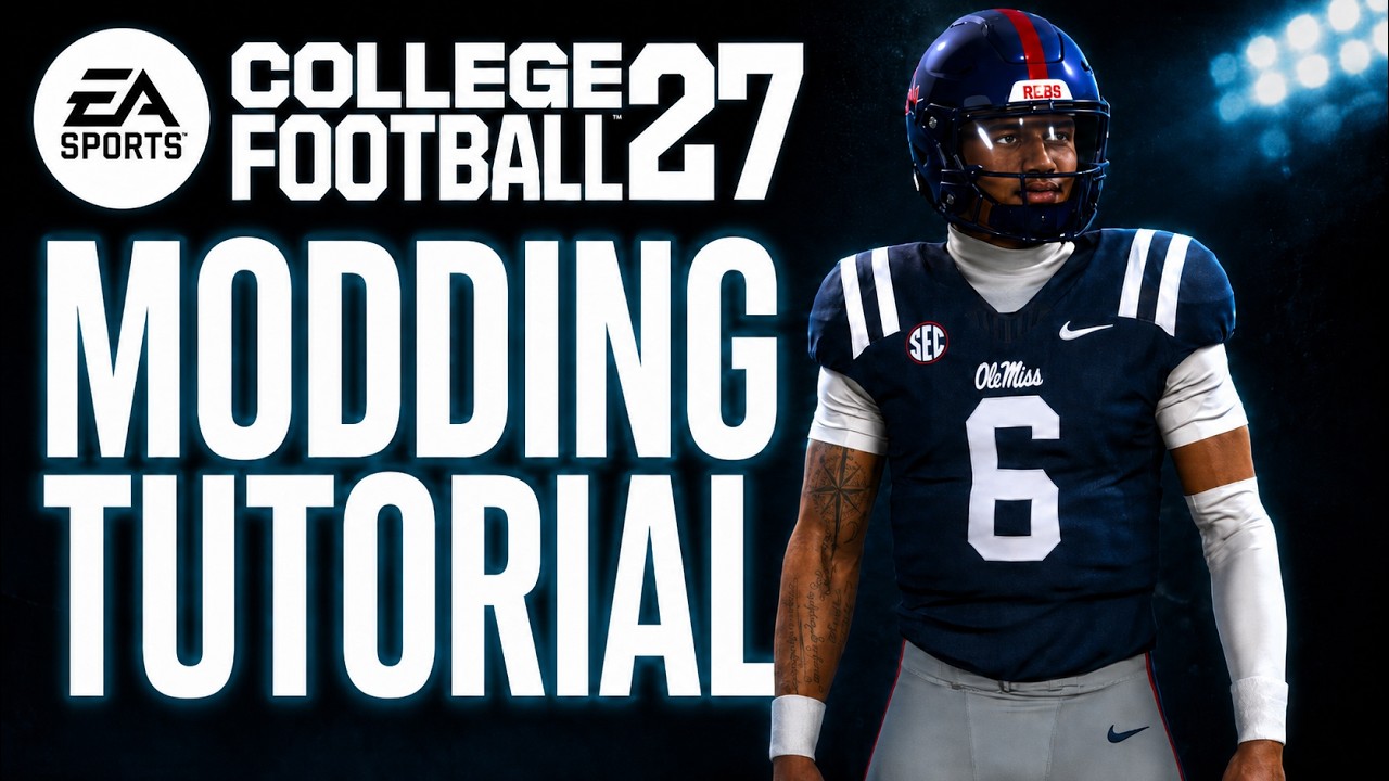 Как модифицировать College Football 27
