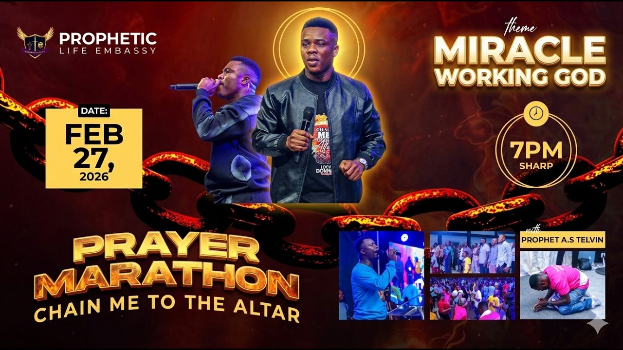 Prayer Marathon III Chain Me To The Altar || Miracle Working God || 27-02-2026