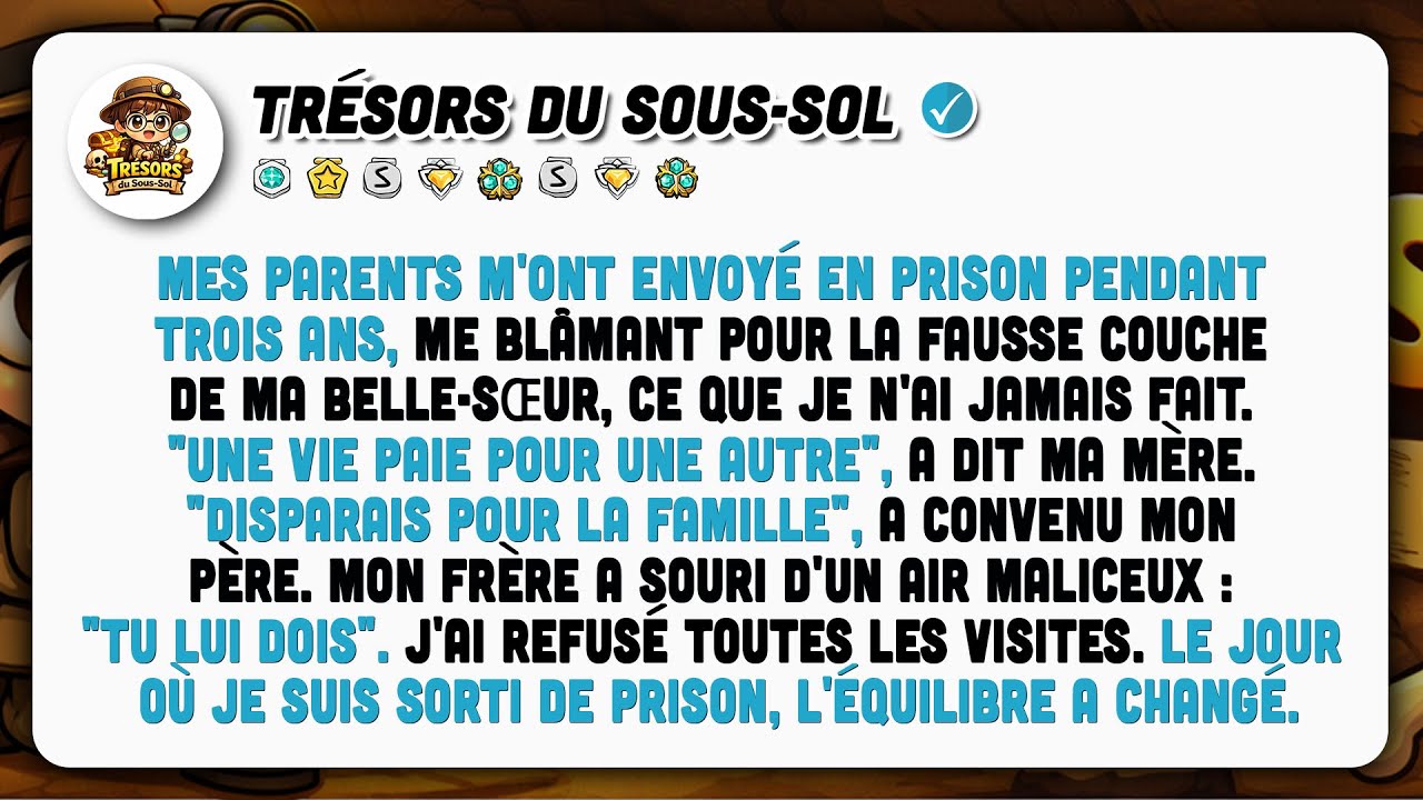 Emprisonné Par Mes Parents Pour Un Mensonge, Je Suis Libre. La Donne Change Ce Soir.